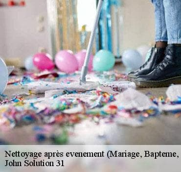 Nettoyage après événement - John Solution